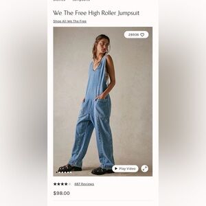 We the Free High Roller Jumpsuit